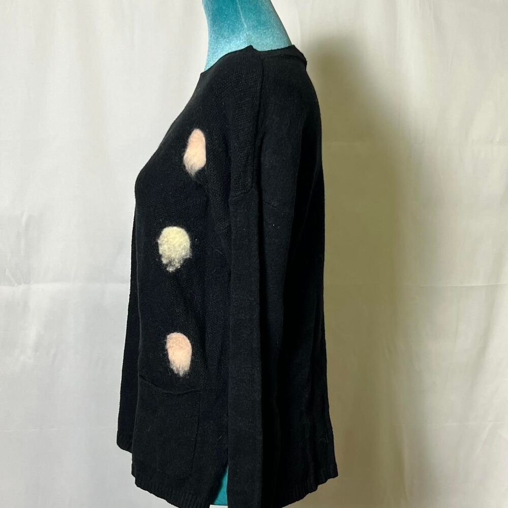 Adorable Avalin fuzzy polka dot statement sweater size Medium‎ - Picture 3 of 8